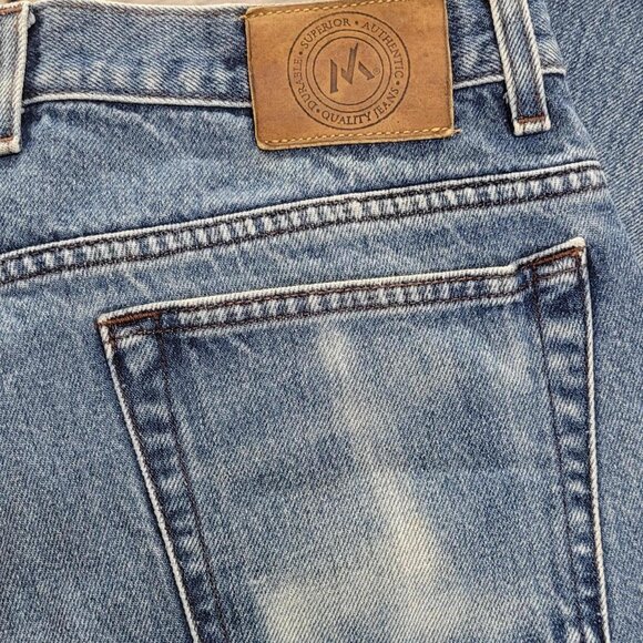 Members Mark Straight Leg Blue Jeans | 36x29 | 100% Cotton | High Rise - Picture 2 of 4
